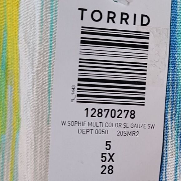 5X 28W Colorful Gauze Swing Cami Lightweight - Picture 6 of 7